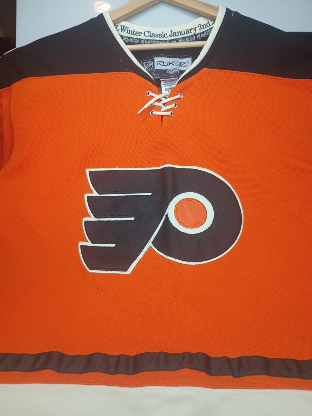 Reebok Philadelphia Flyers NHL Winter Classic Alternate Jersey Size 52